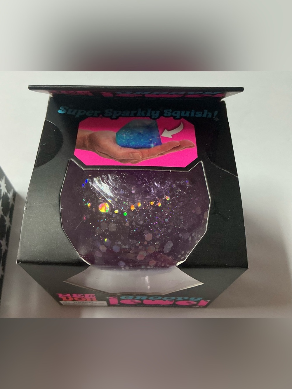 TWO Authentic NEEDOH GROOVY JEWEL Super Sparkling Squish! RARE! 2 colors! - Picture 5 of 11